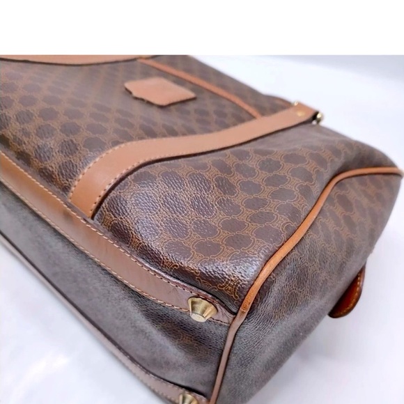 CELINE BOSTON LEATHER CANVAS EXCELLENT CONDITION - Picture 6 of 8